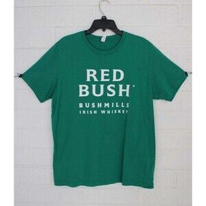 Bushmills Irish Whiskey Red Bush Green Short Sleeve T-shirt XL